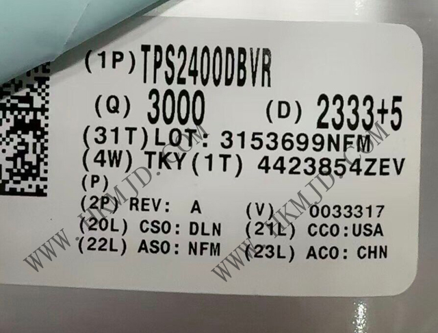供應(yīng) TI TPS2400DBVR 5.5V過壓保護(hù)控制器，具備100V輸入瞬態(tài)保護(hù)功能
