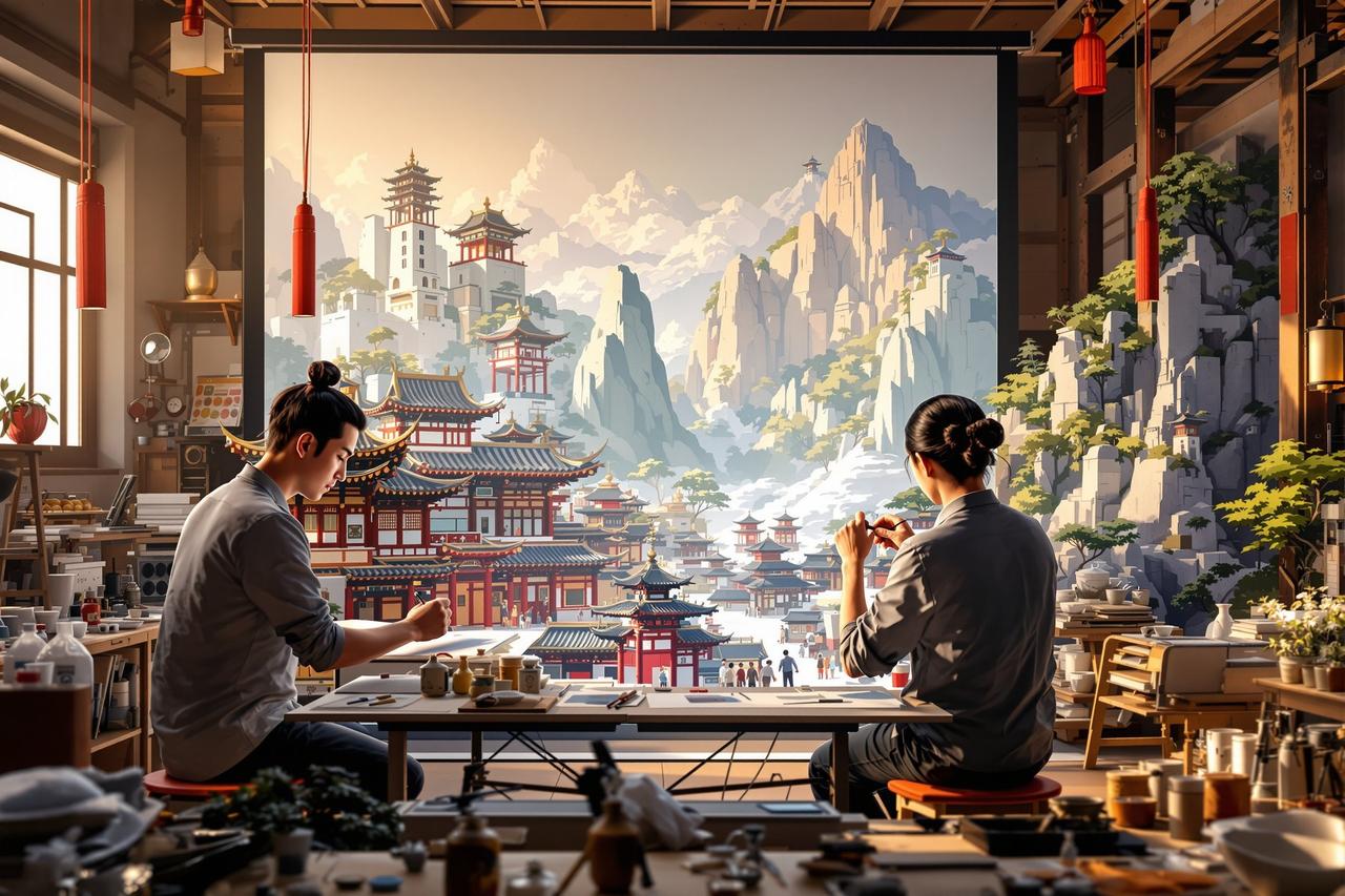 《山海异兽志》幕后：四年磨一剑的国风动画 - 视频详情匠人精神
